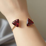 Load image into Gallery viewer, CRIMSON TRIAD GOLD BRACELET