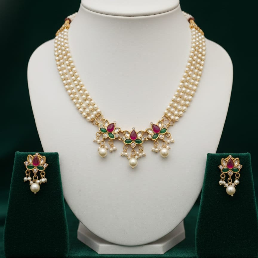 CROWN PEARL SET