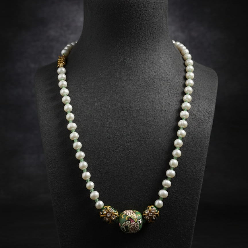 PEARL KUNDAN NECKLINE