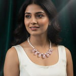 Load image into Gallery viewer, PEARL PINK-RED NECKLINE