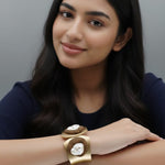 Load image into Gallery viewer, IVORY AURA PEARL CUFF