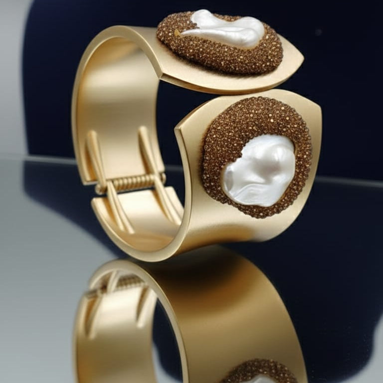 IVORY AURA PEARL CUFF