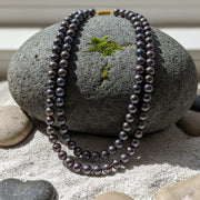 Obsidian Glow Pearl String