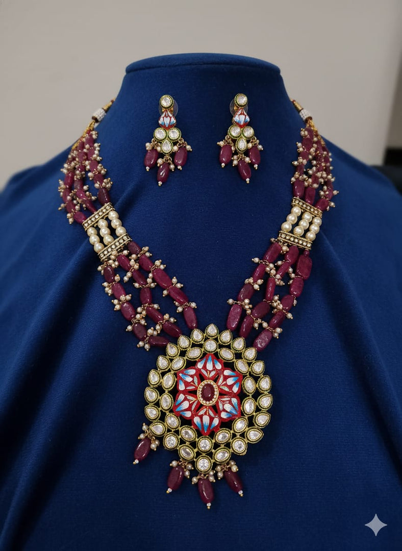 JADAU ANTIQUE BEADED PENDANT