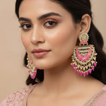 Load image into Gallery viewer, JADAU FEROZA STONE EARRINGS