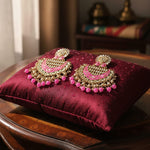 Load image into Gallery viewer, JADAU FEROZA STONE EARRINGS