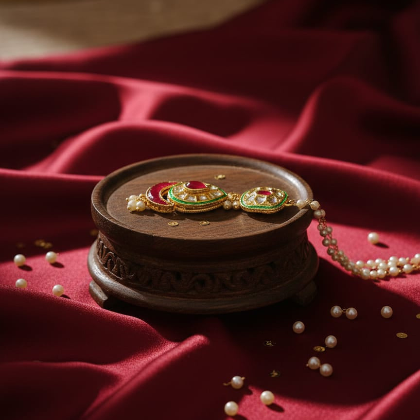 RED STONE JADAU MAANG TEEKA