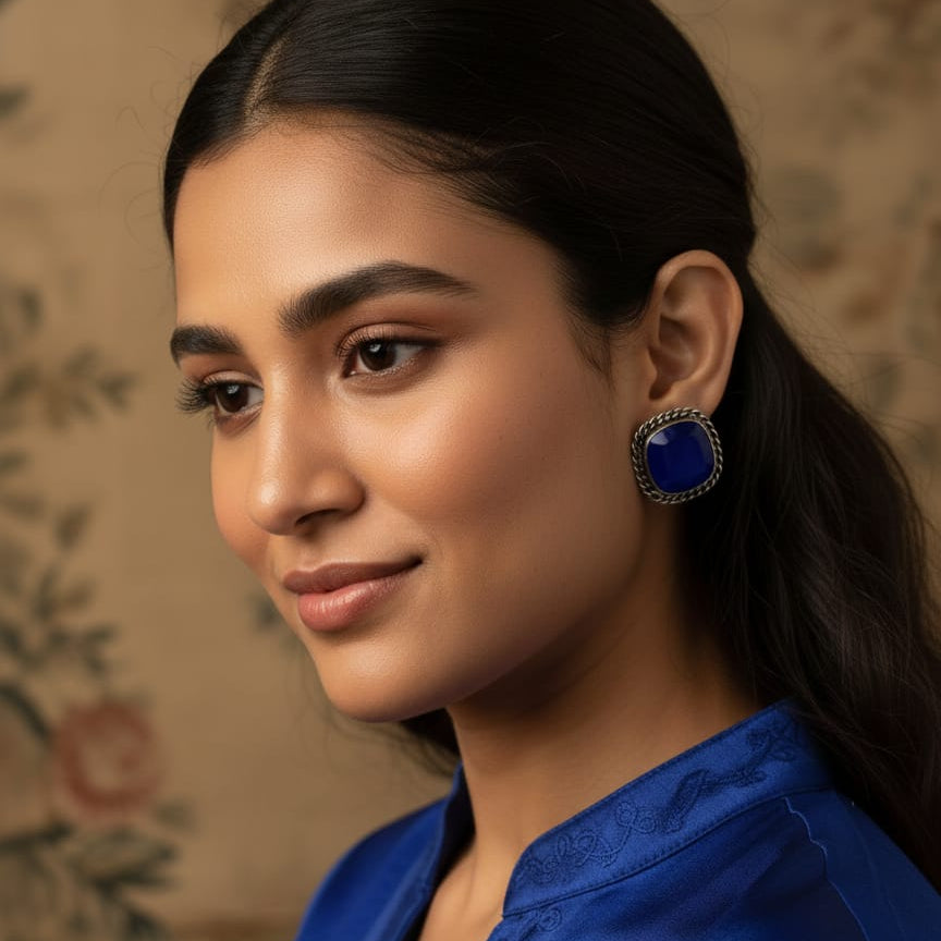 ROYAL BLUE EARRINGS