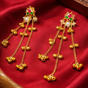 ANTIQUE DRAPE EARRINGS