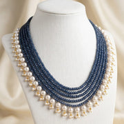 BLUE PEARL DROP NECKLACE